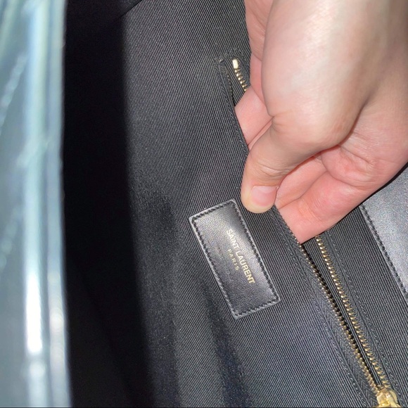 YSL Envelope Large Chevron Shoulder Bag - Picture 4 of 13